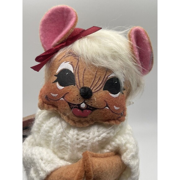 Annalee 2021 Apple Orchid 6” Fall Mouse Doll New But Missing Apples - Picture 5 of 7